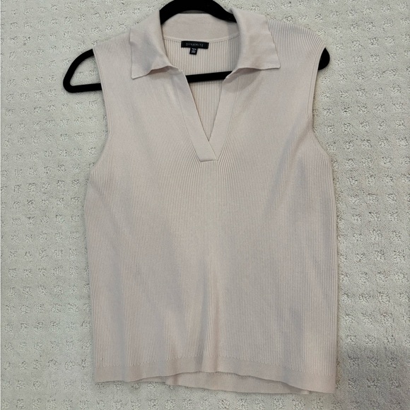 Dynamite Cream Collared Top - Picture 5 of 9